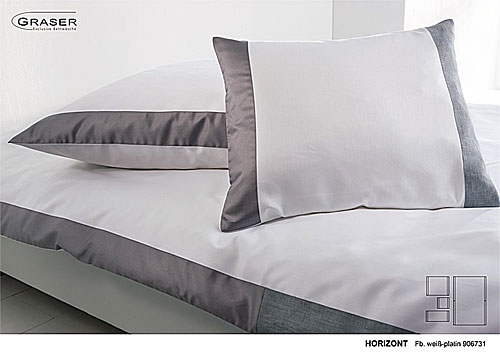 GRASER luxury bed linen - mako satin multi colour - mod. Horizont