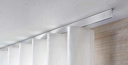 INTERSTIL riel de cortina Sphere / montaje techo