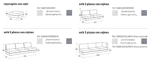 IE3i - modulares Sofa Siesta