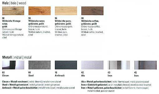  wood and metal finishes 