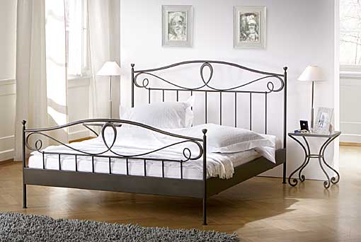 HASENA Edition Pronto Romantic bed lurano wrought iron coloured