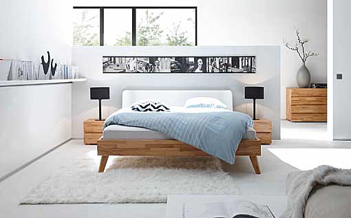 HASENA Wood Line bed classic-leno-boga