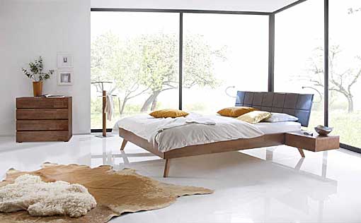 HASENA Wood-Line bed classic-leno-malta