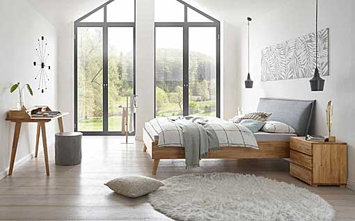HASENA Wood-Line bed premium23-leno-cussina