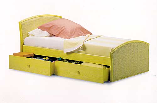 cane bed Rattandeco 0583