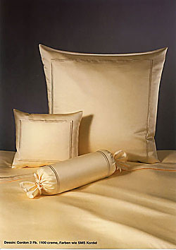 GRASER luxury bed linen - mako satin plain colour - model Cordon 2