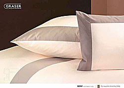 GRASER ropa de cama exclusiva - satén dos colores - modelo Genf