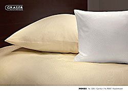 GRASER ropa de cama exclusiva - Steifen und Karo uni - modelo Monza