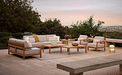 outdoor furniture for patio, terrace and garden / tables and chairs, sofas, settees and loungers