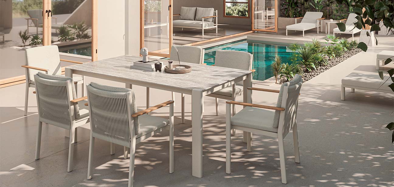 Terrassenmöbel Zusammenstellung von Arkimueble