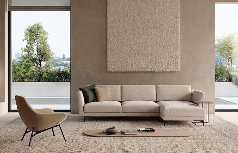 Wohnzimmer, Sofas und Schlafsofas