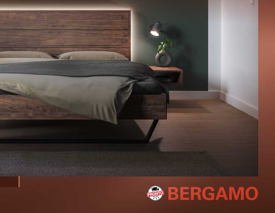 Bergamo Serie Massivholz-Betten von Hasena