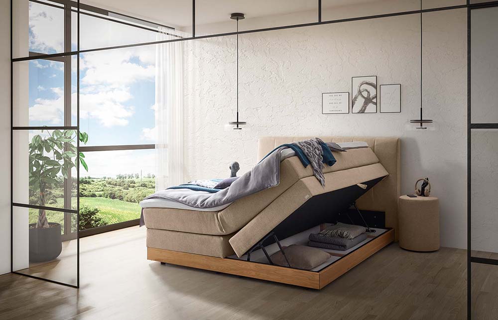 Boxspring-Bett Pedrosa Pronto-Serie von HASENA